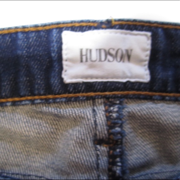 Hudson Carly Flap Straight Jeans Sz 32 - Picture 5 of 7